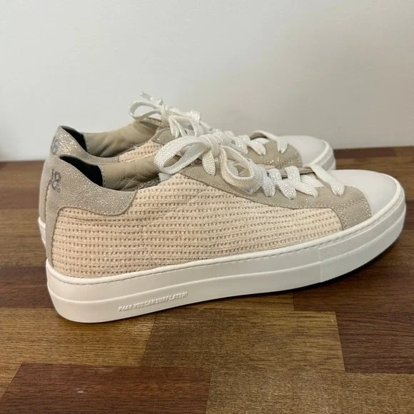 P448 Womens Thea Pachi Platform Sneaker EU 40 NWT $ 298 Lace Up Low Top - Picture 4 of 11